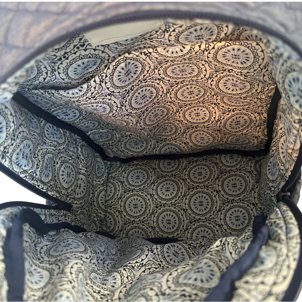 LOW START NWT - Vera Bradley Quilted Denim Backpack and Crossbody Set - Picture 7 of 17